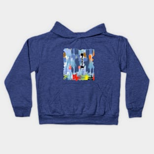 abstract, modern, and colorful art. Kids Hoodie